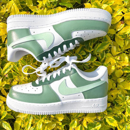 custom air force 1 olive green
