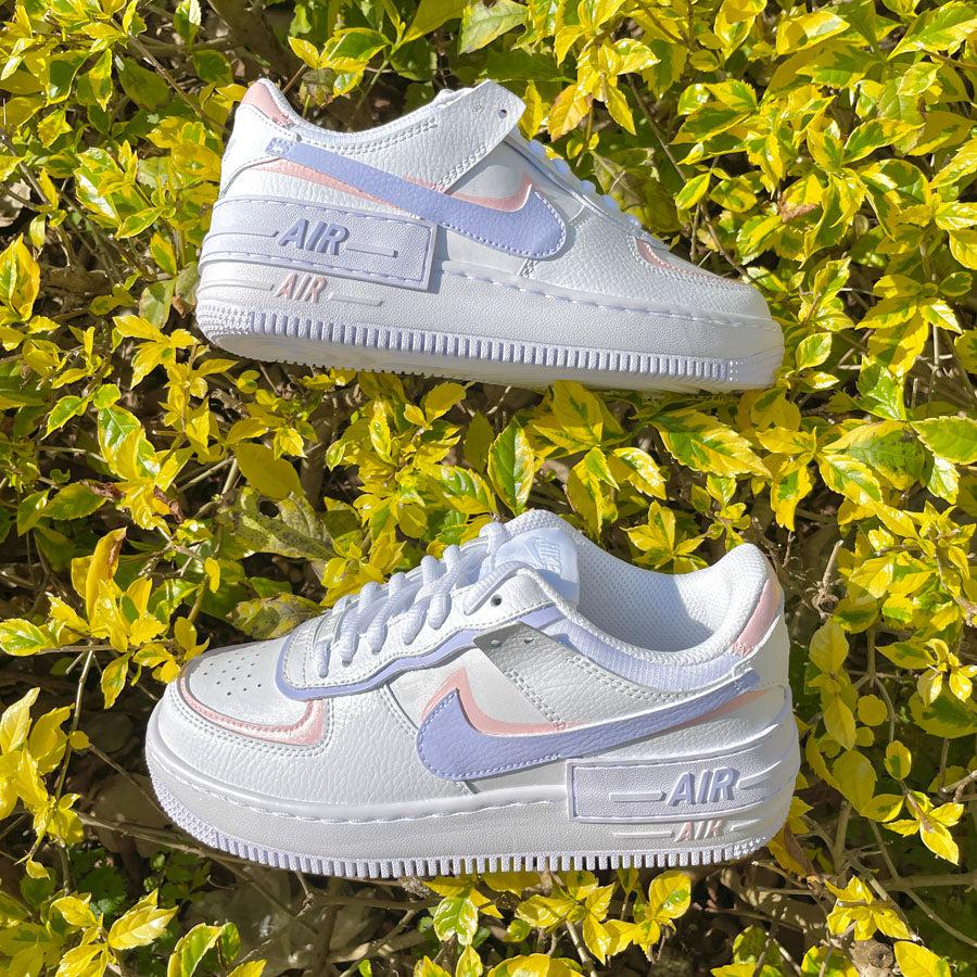 custom air force 1 shadow colorful