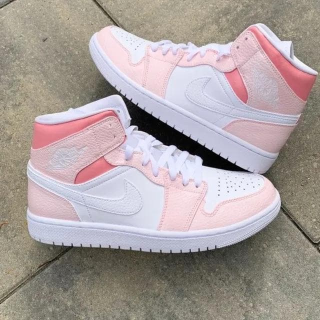 Custom Air Jordan 1 Painted Baby Pink
