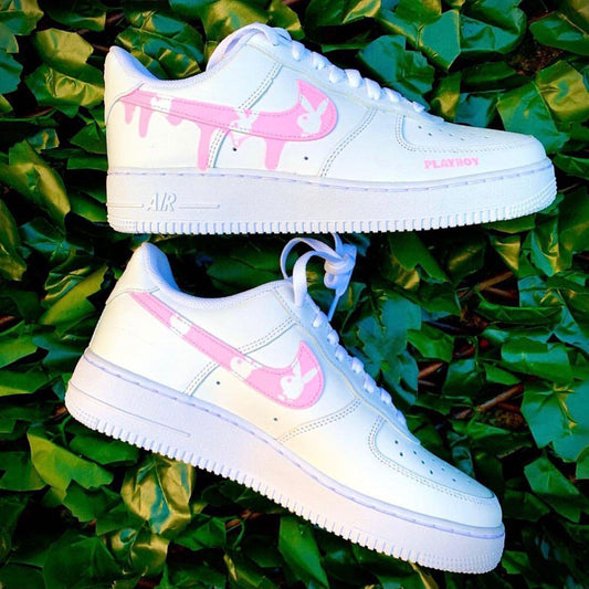 Custom Air Force 1 Pink Playboy