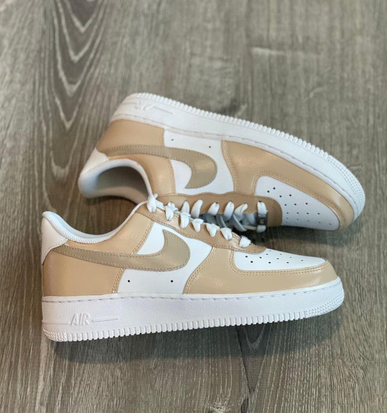 Neutral Beige Scale Custom Air Force 1