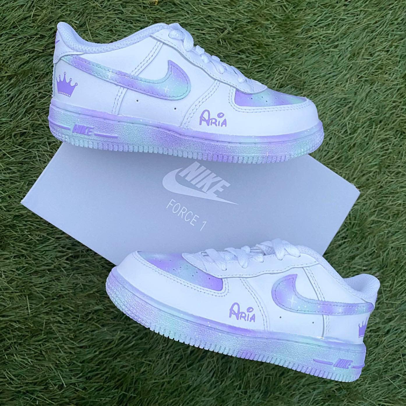 Custom Air Force 1 Purple Pink