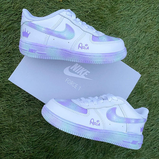 Custom Air Force 1 Purple Pink
