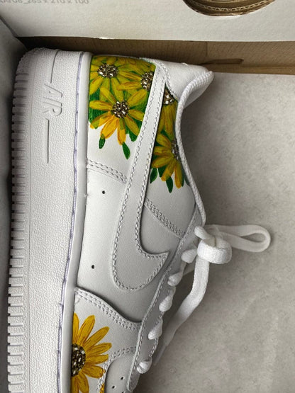 Custom Nike Air Force 1 X Sunflower