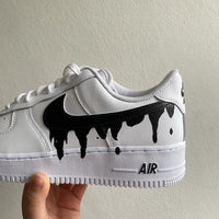 Custom Nike Air Force 1’s drip Swoosh