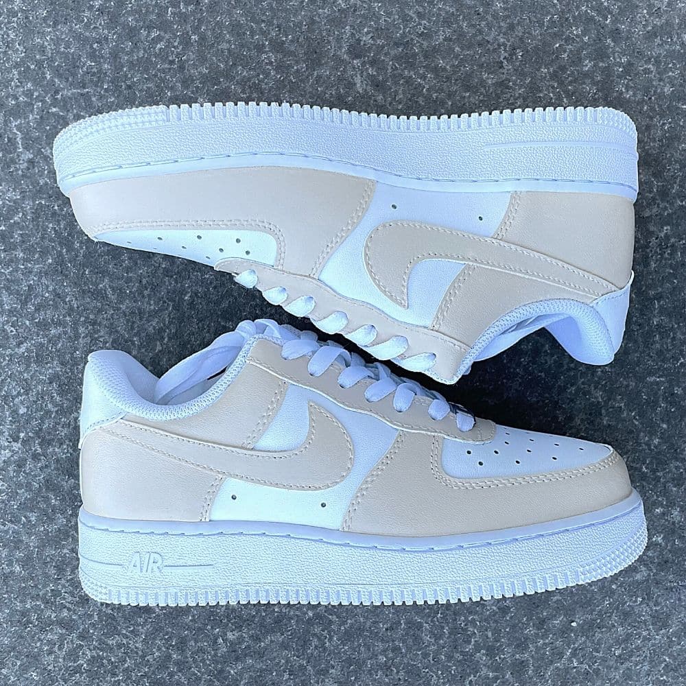 Custom Air Force 1 X Beige