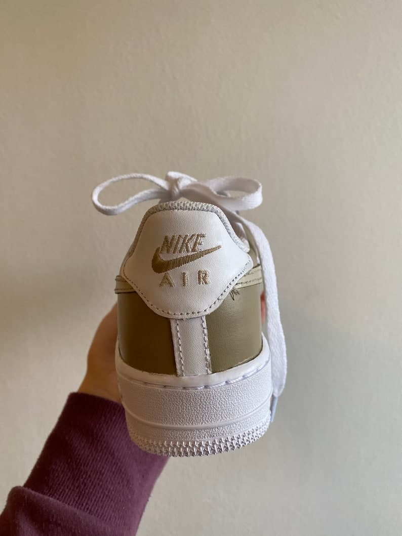 Custom Air Force 1 mocha Colour Block