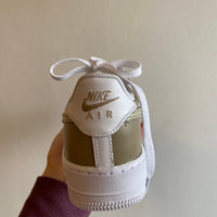 Custom Air Force 1 mocha Colour Block