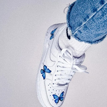Blue Butterfly Nike Air Force 1