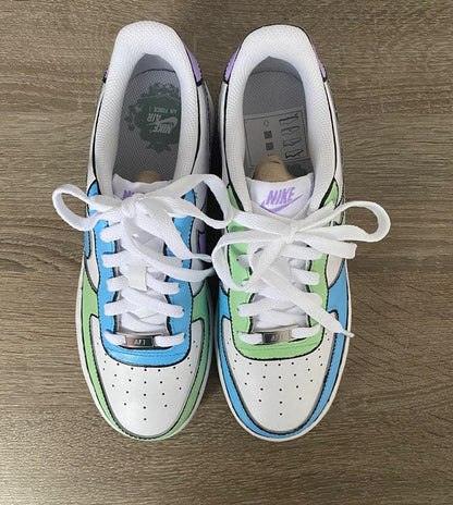 Nike Air Force 1 X Pastel Shoes With Ombré