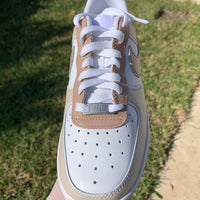 Brown & Beige Custom Air Force 1's