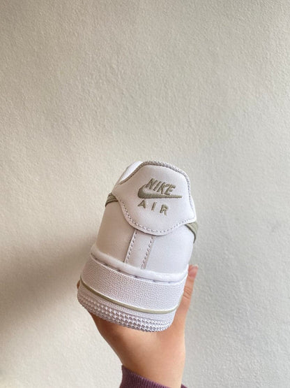 Custom Air Force 1 beige Swoosh