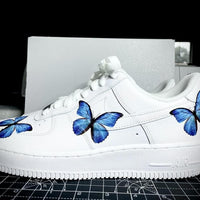 Custom Air Force 1 Butterfly Blue