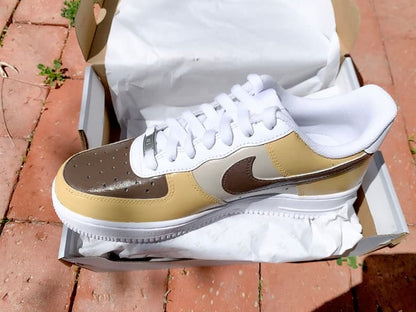 Hand-painted Neutral Tones Custom Air Force 1