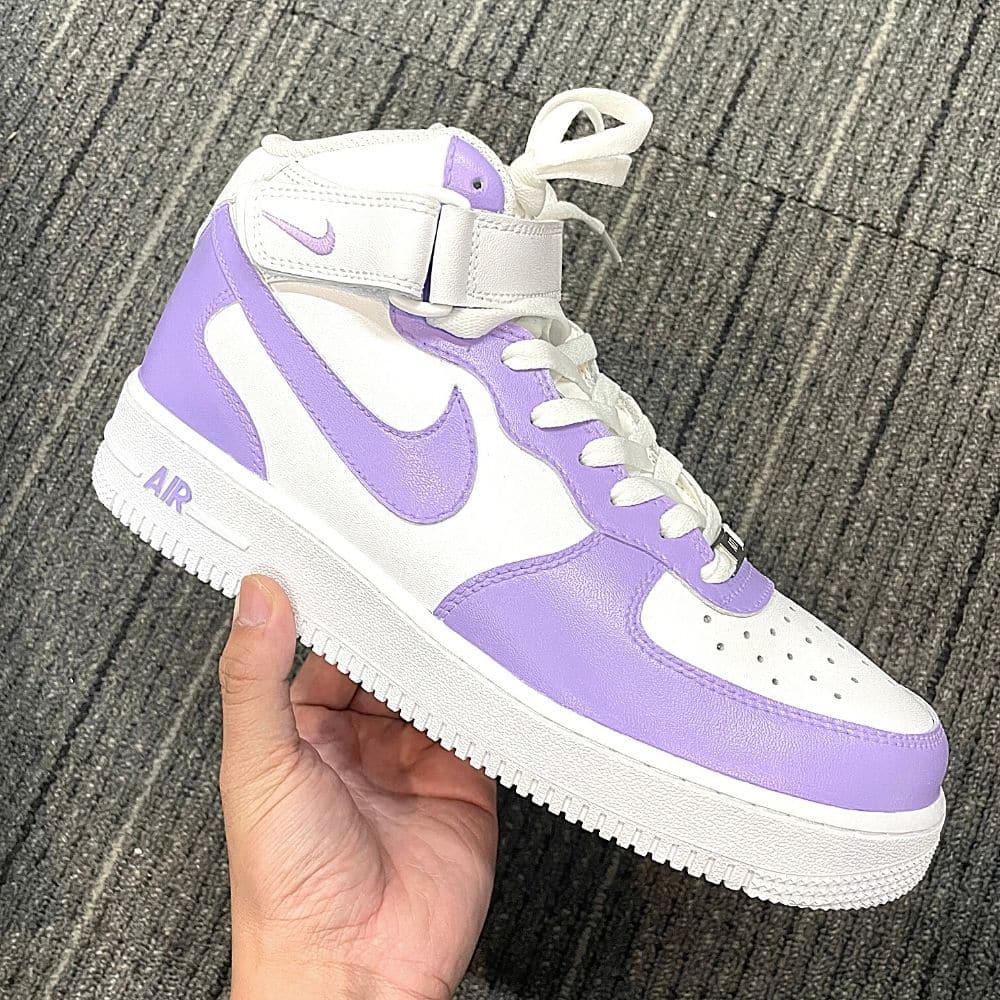 Custom Air Force 1 Mid Purple