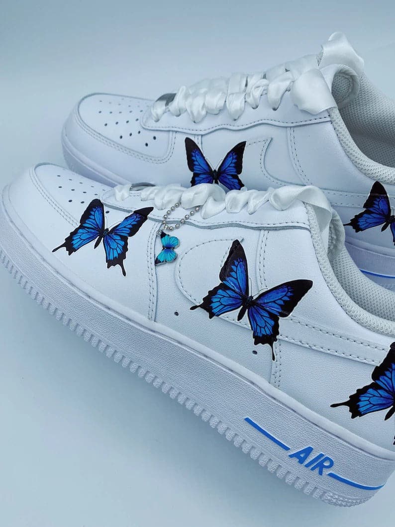 Butterfly Air Force 1's water Resistant