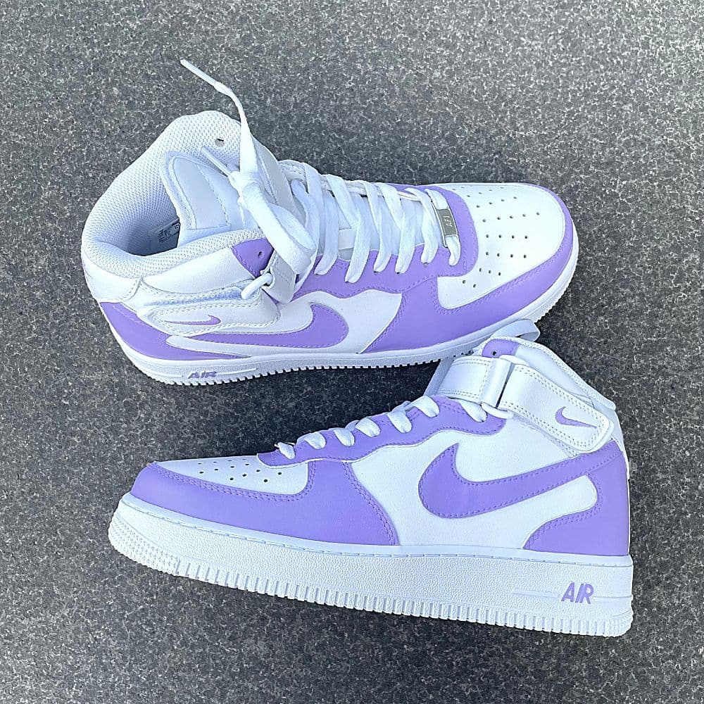 Custom Air Force 1 Mid Purple