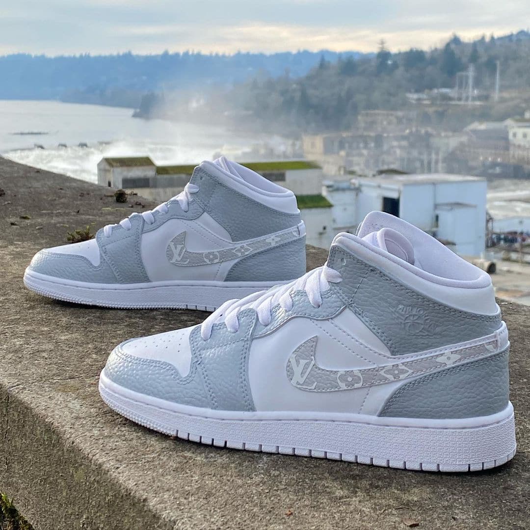 Custom LV Air Jordan 1’s