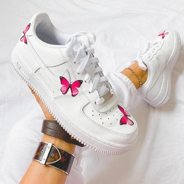air force 1 pink butterfly