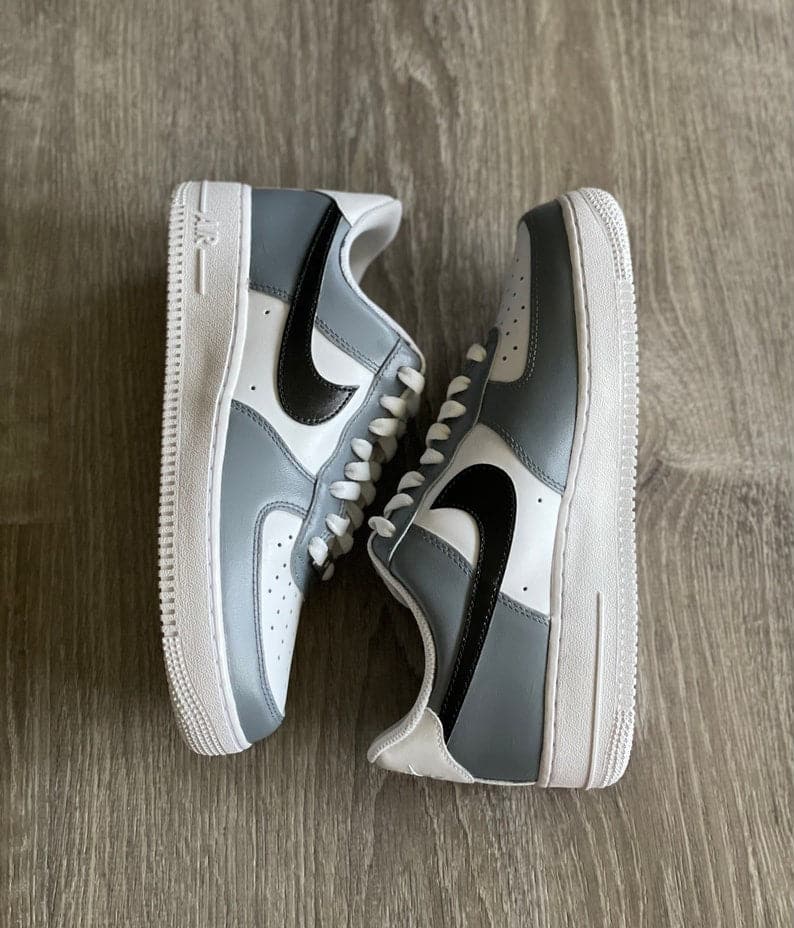 Grey Air Force 1 Custom
