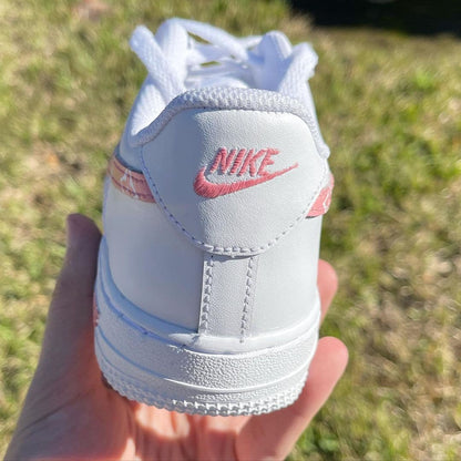 Pink Louis Vuitton custom Air Force 1