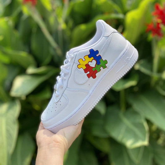 Custom Air Force 1 Autism Awareness
