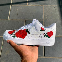 Custom Air Force 1 Roses And butterflies