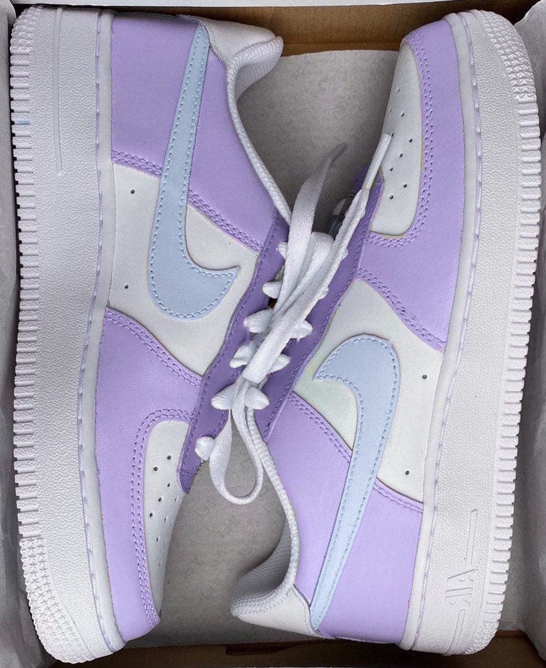 Nike Air Force 1 X Purple Colour Block