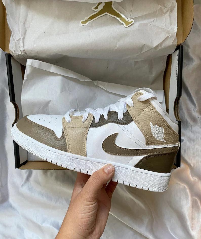 Custom Air Jordan 1 Beige