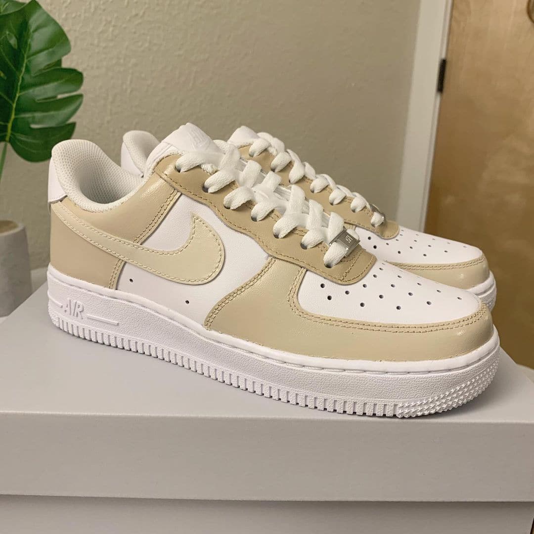 Cream Custom Air Force 1