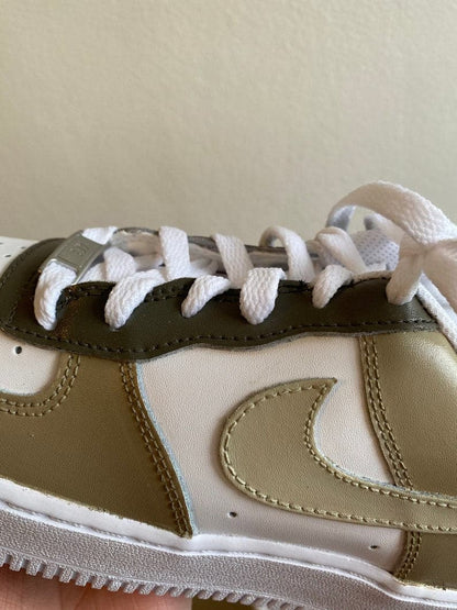 Custom Air Force 1 mocha Colour Block