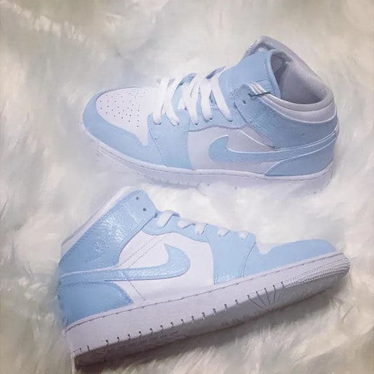 Custom Powder Blue Air Jordan 1
