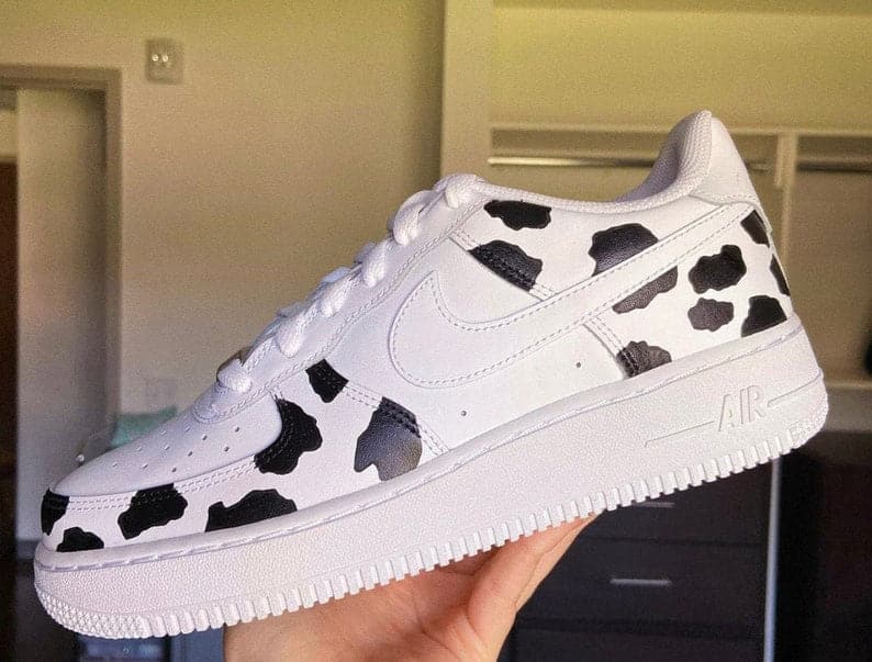 Custom Cow Nike Air Force 1&
