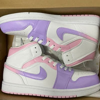 Custom Air Jordan 1 Mid Pink Purple