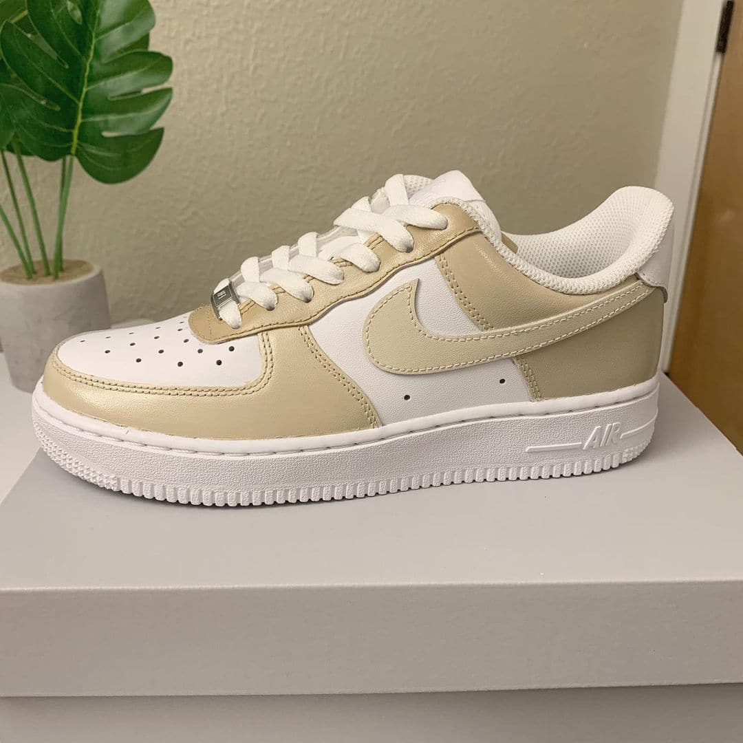 Cream Custom Air Force 1