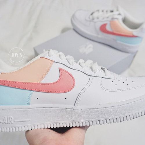 Pastel Ice Cream Color Block Custom Air Force 1