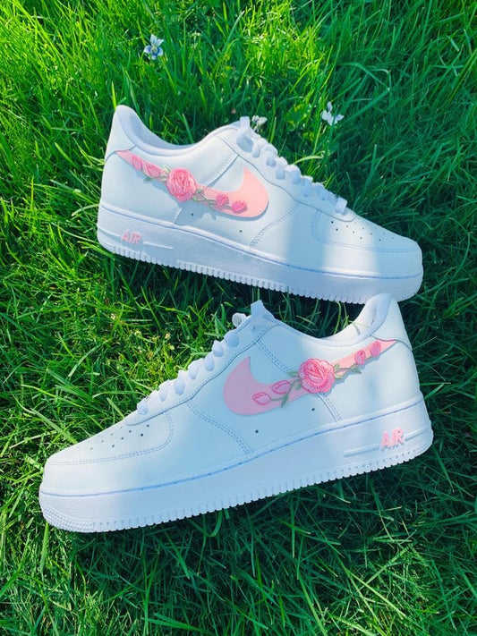 Custom Air Force 1 Pink Rose