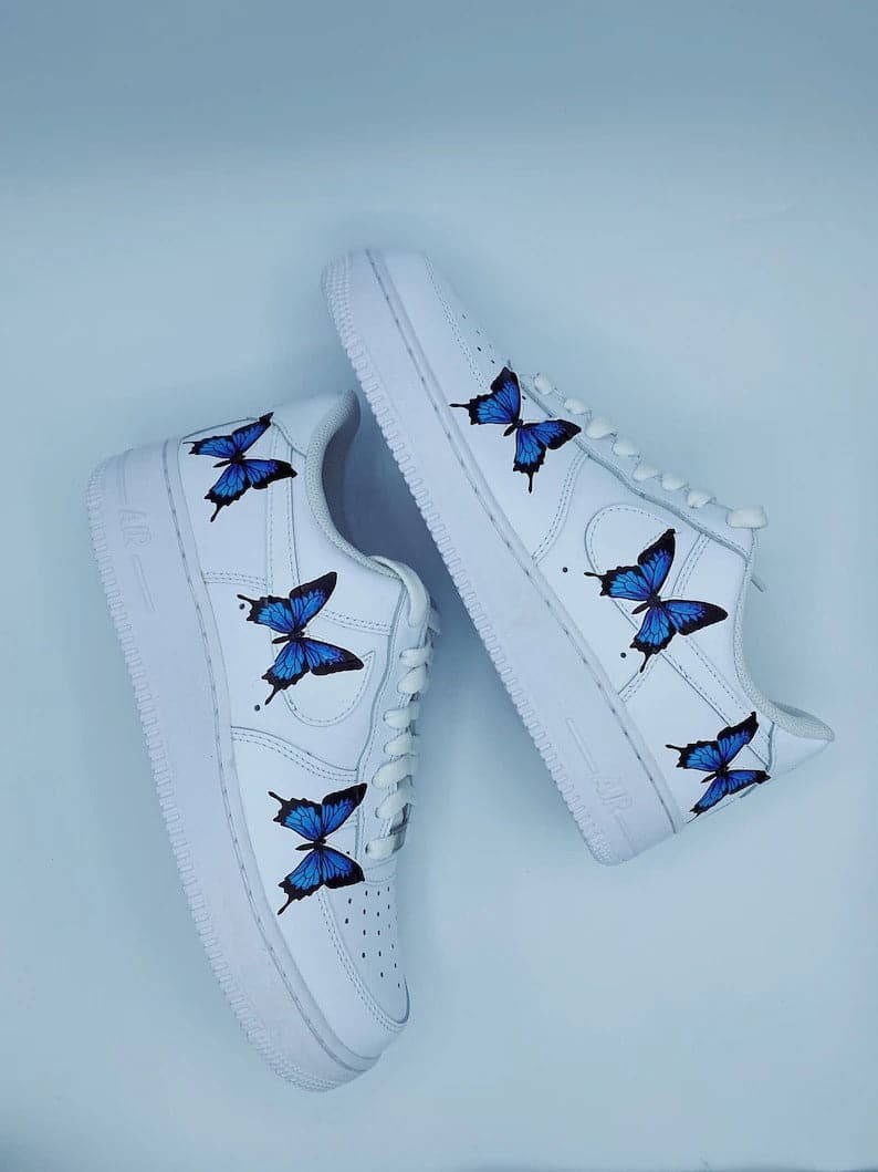 Butterfly Air Force 1's water Resistant