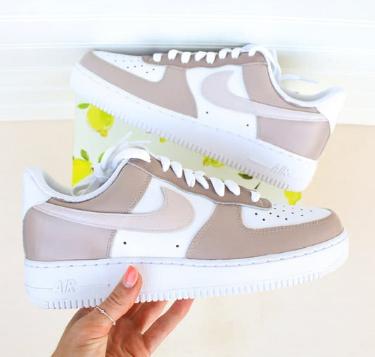 Neutrals Colorblock Custom Air Force 1 Handpainted