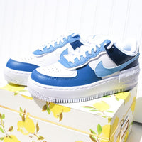 Custom Air Force 1 Shadow Handpainted Colorblock Design Me