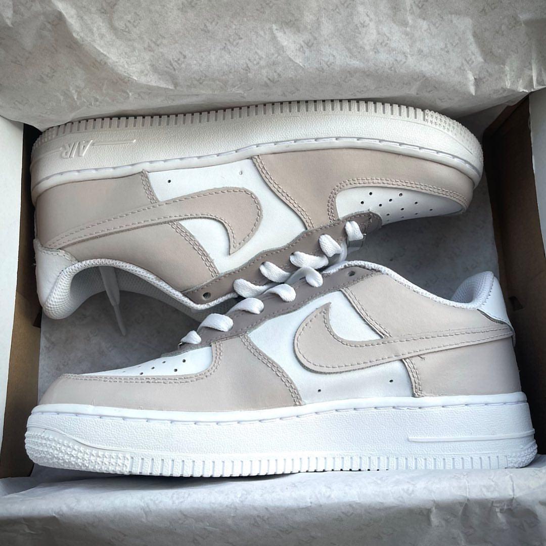 Custom Air Force 1 Cream