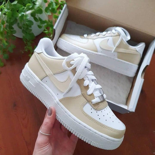 CUSTOM AIR FORCE 1 BEIGE
