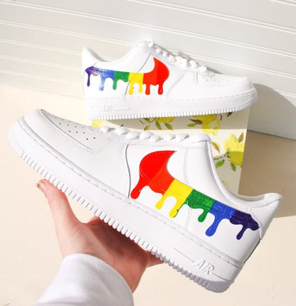 Rainbow Custom Air Force 1 Handpainted
