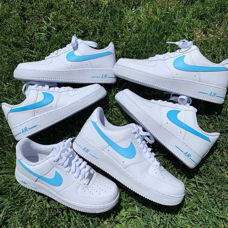 Custom Nike Air Force 1 Blue