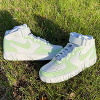 Sage Green Nike Air Force 1 Mid