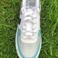 Blue and Gray CUSTOM Air Force 1's