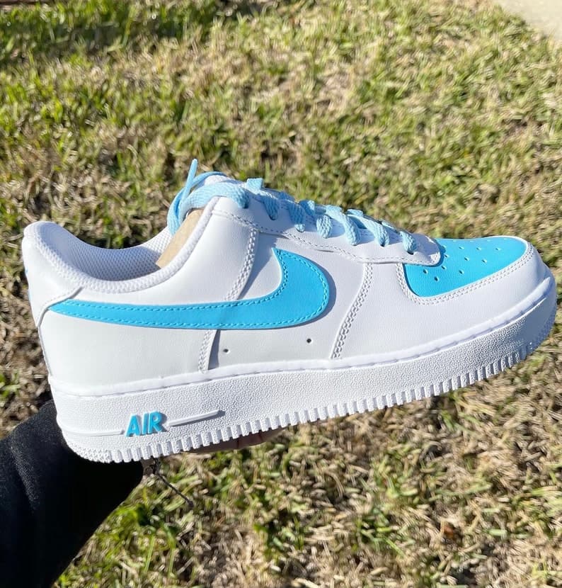 Blue Custom Air Force 1