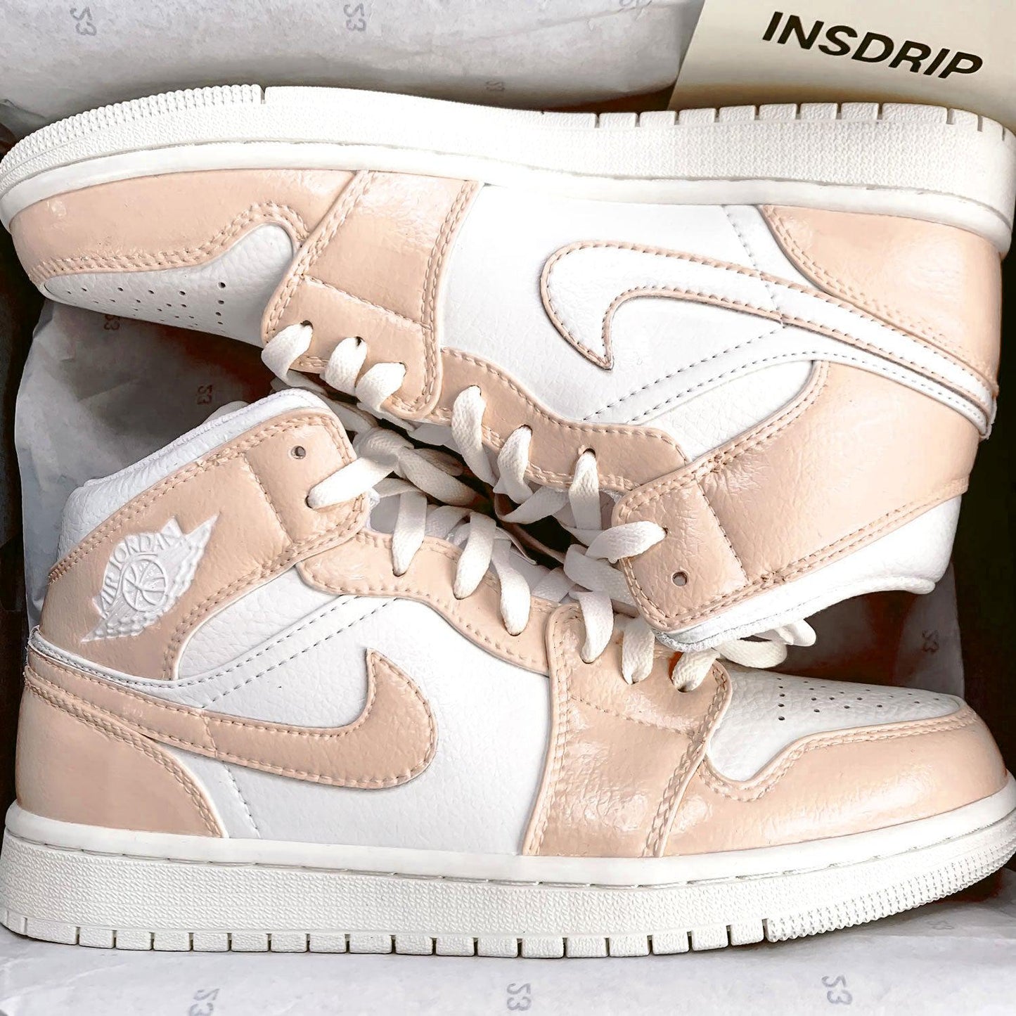 ORANGE AIR JORDAN 1 CUSTOM