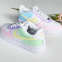 Pastel Colours Custom Nike Air Force 1 Hand-painted
