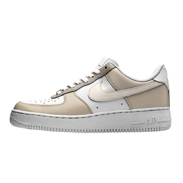 Custom Air Force 1 T beige/tan